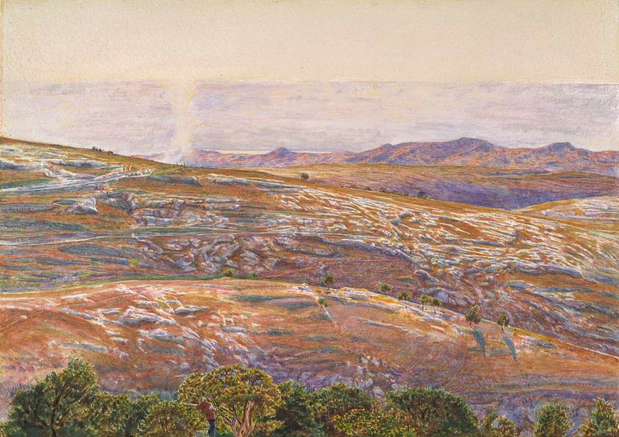The Dead Sea from Siloam, 1861 by William Holman Hunt