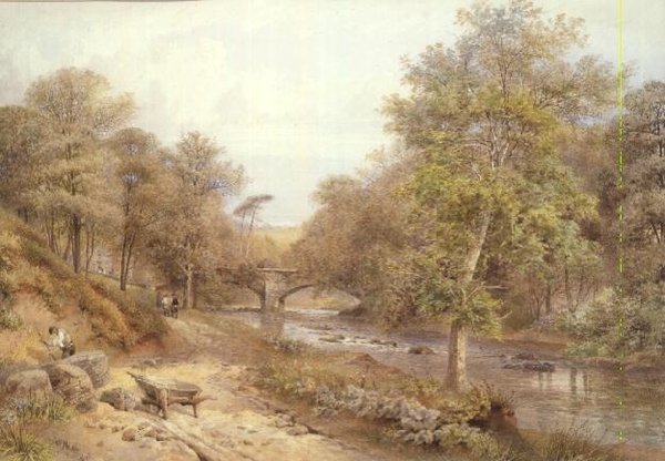 Quarrying by the River by William Hull