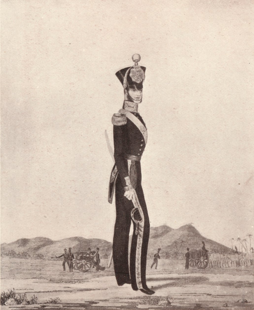 Officers of the Madras Army Foot Artillery by William Hunsley