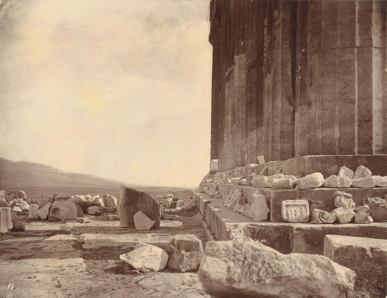Eastern Facade of the Parthenon by William J. Stillman