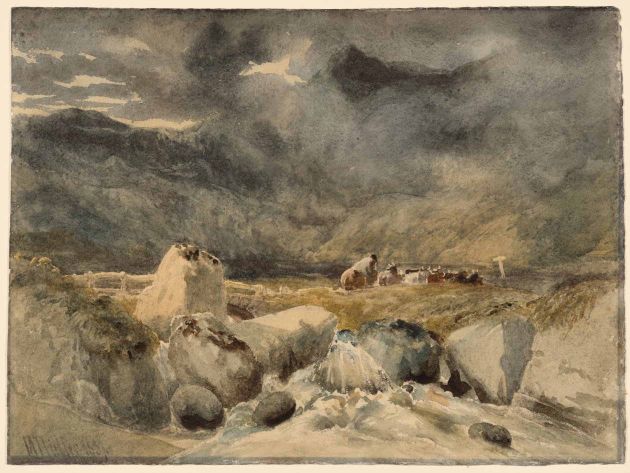 Moel Siabod, North Wales by William James (after) Muller