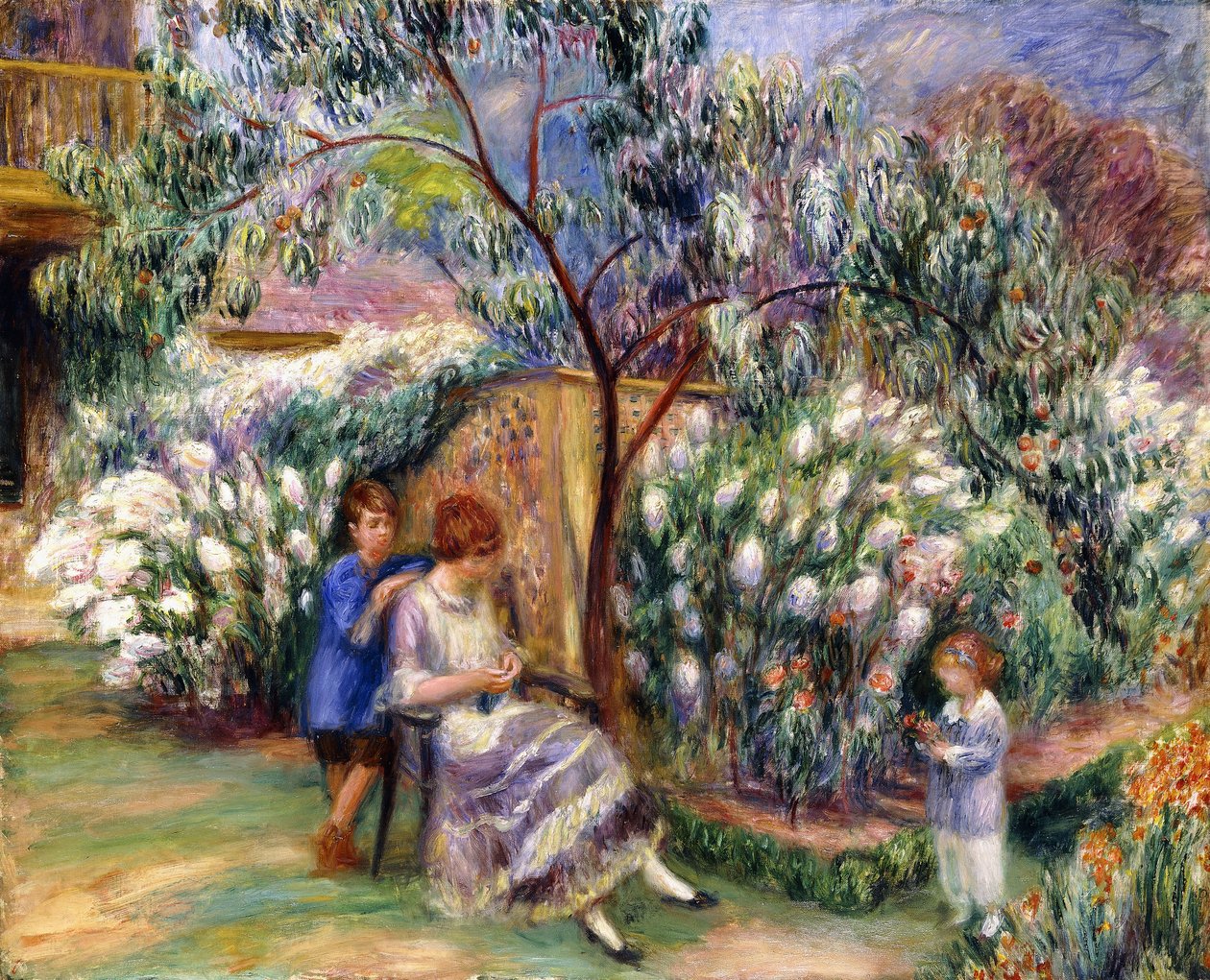 In the Garden by William James Glackens