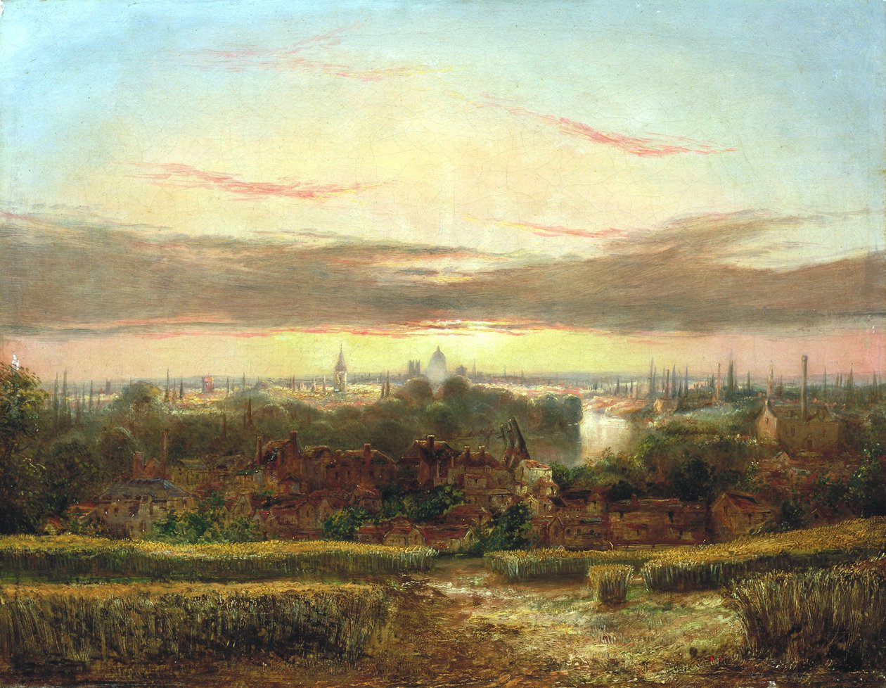 View from above Wandsworth, Westminster and St Paul