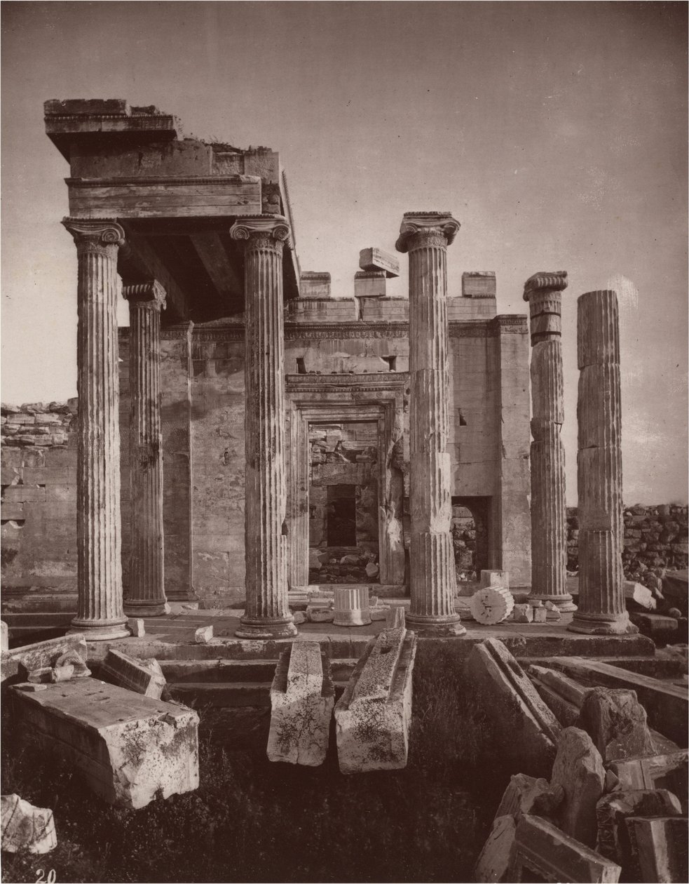 The Acropolis of Athens, Plate 20 by William James Stillman