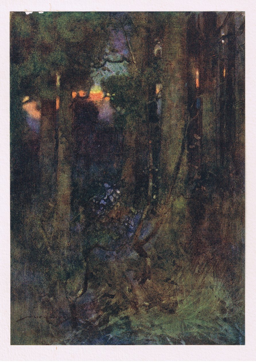 Those Matted Woods Where Birds Forgot to Sing, but Silent Bats in Drowsy Clusters Cling by William Lee Hankey