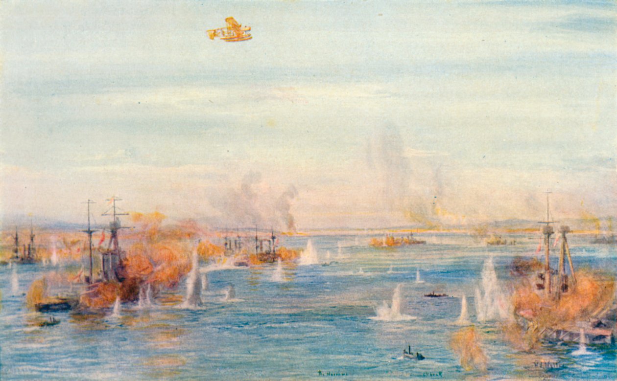 Bombarding the Narrows, March 18 by William Lionel (after) Wyllie