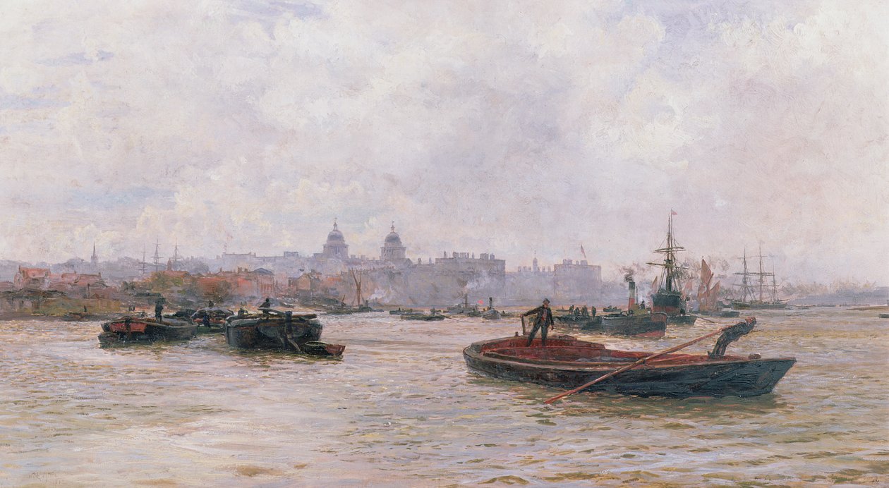Greenwich Hospital by William Lionel Wyllie