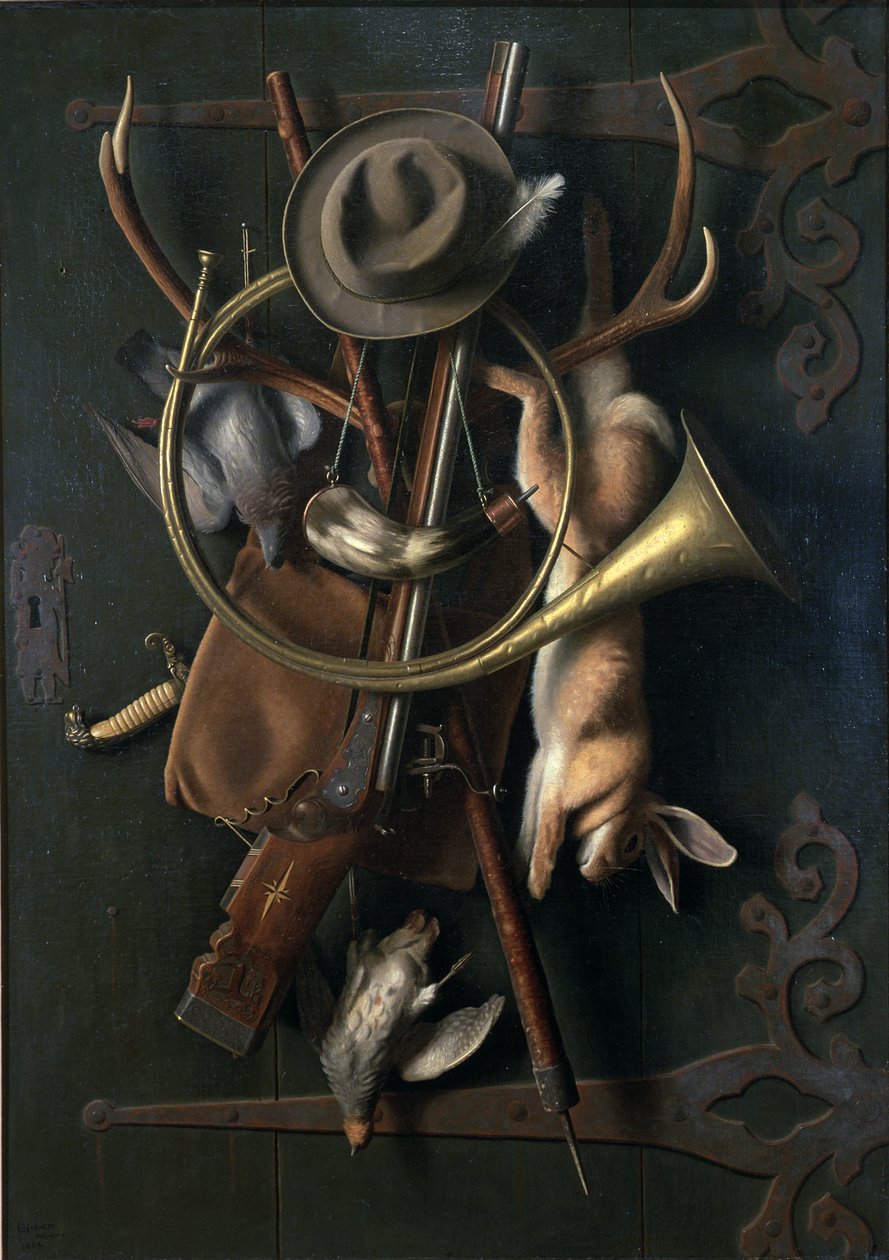 After the Hunt (3rd Version) by William Michael Harnett
