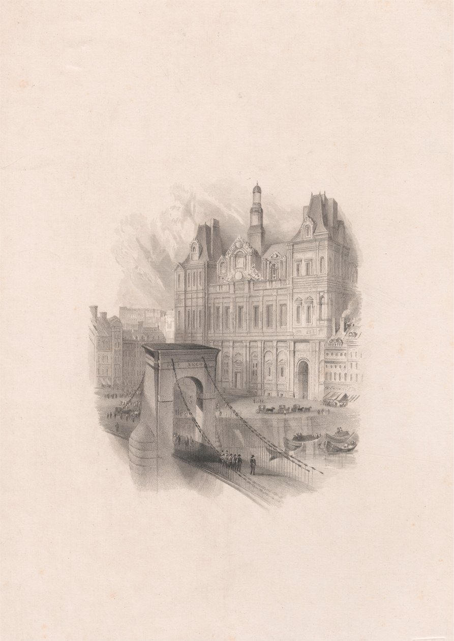 Hotel de Ville, Paris by William Miller