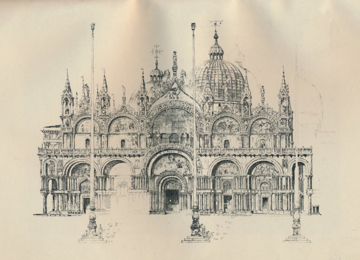 Façade of St. Marks by William Monk