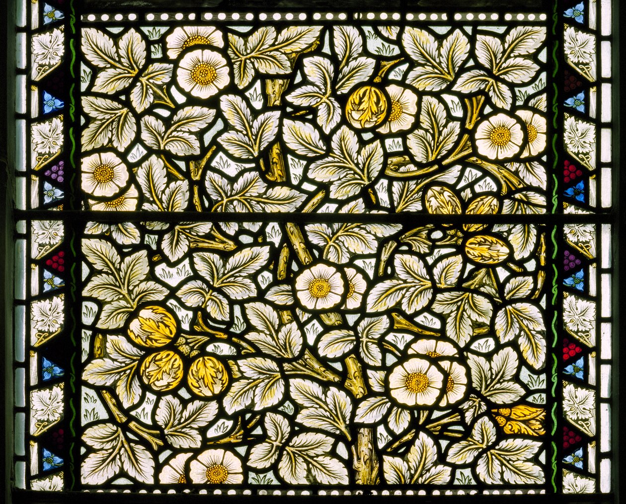 Wild Roses & Hazelnuts by William Morris