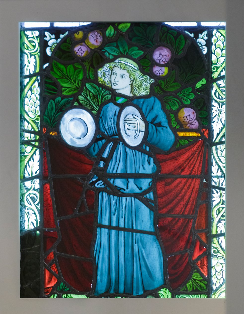 Minstrel with Cymbals, Designed by William Morris by William Morris