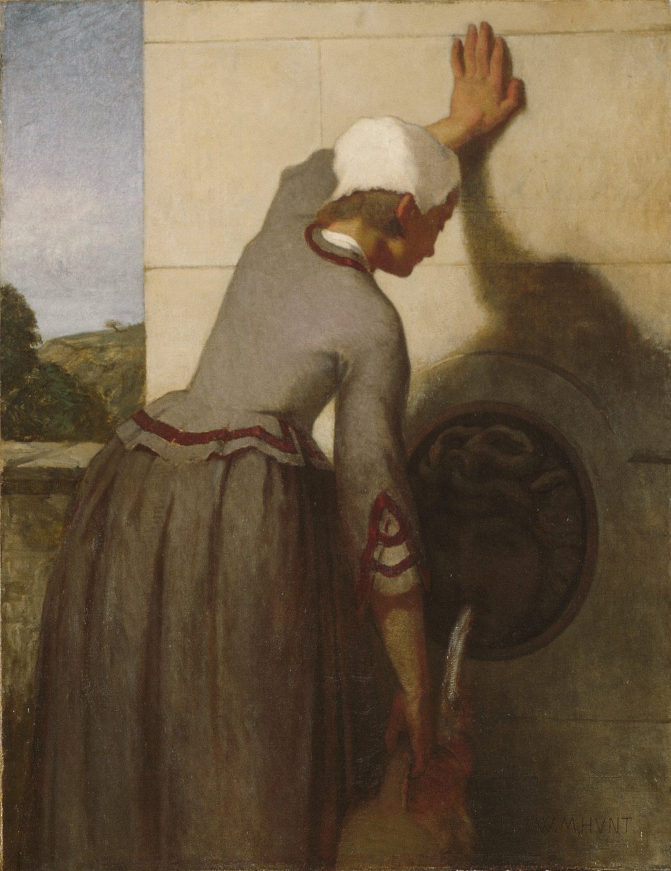 Girl at the Fountain by William Morris Hunt
