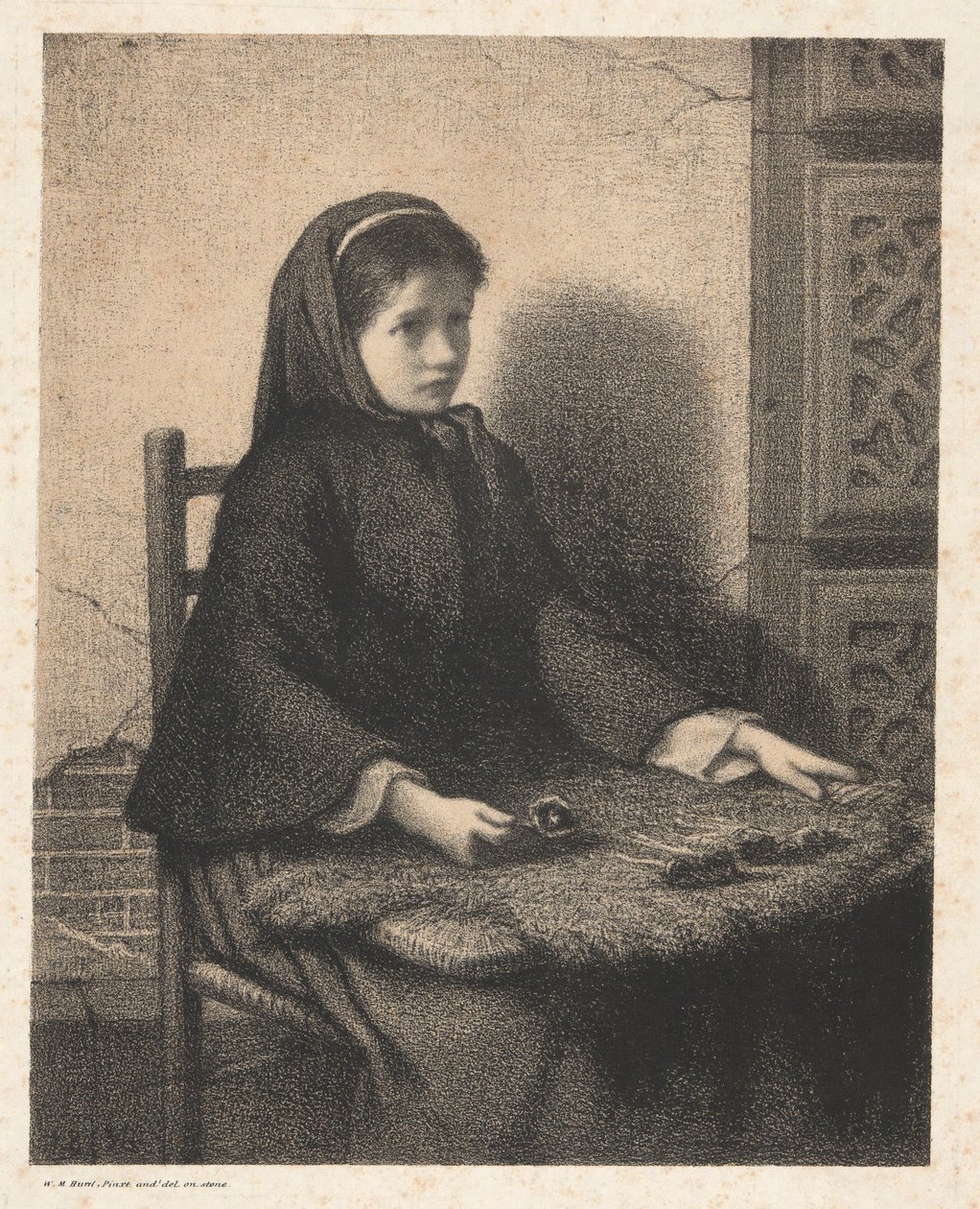 Violet Girl by William Morris Hunt