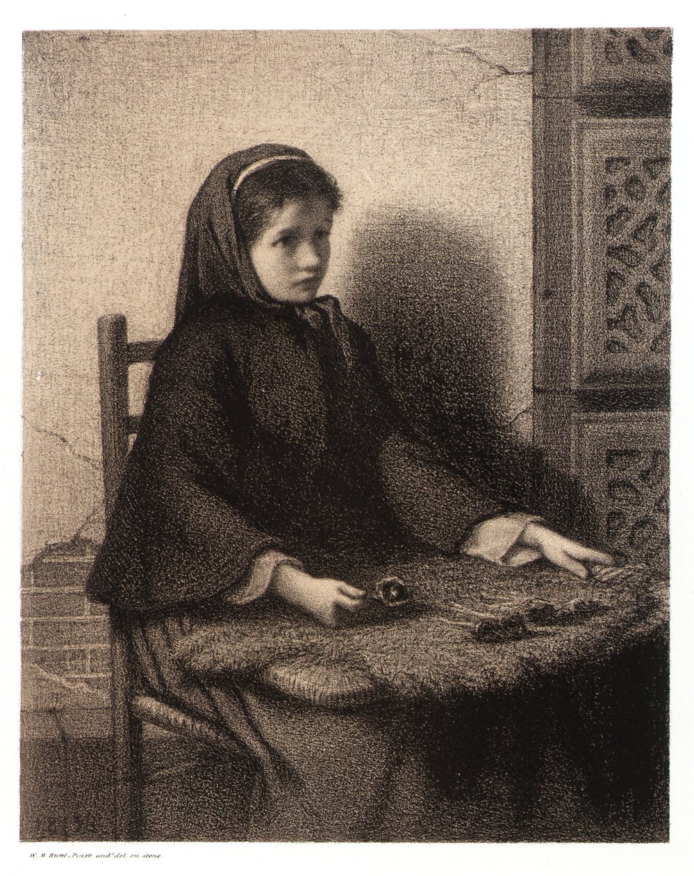 Violet Girl by William Morris Hunt