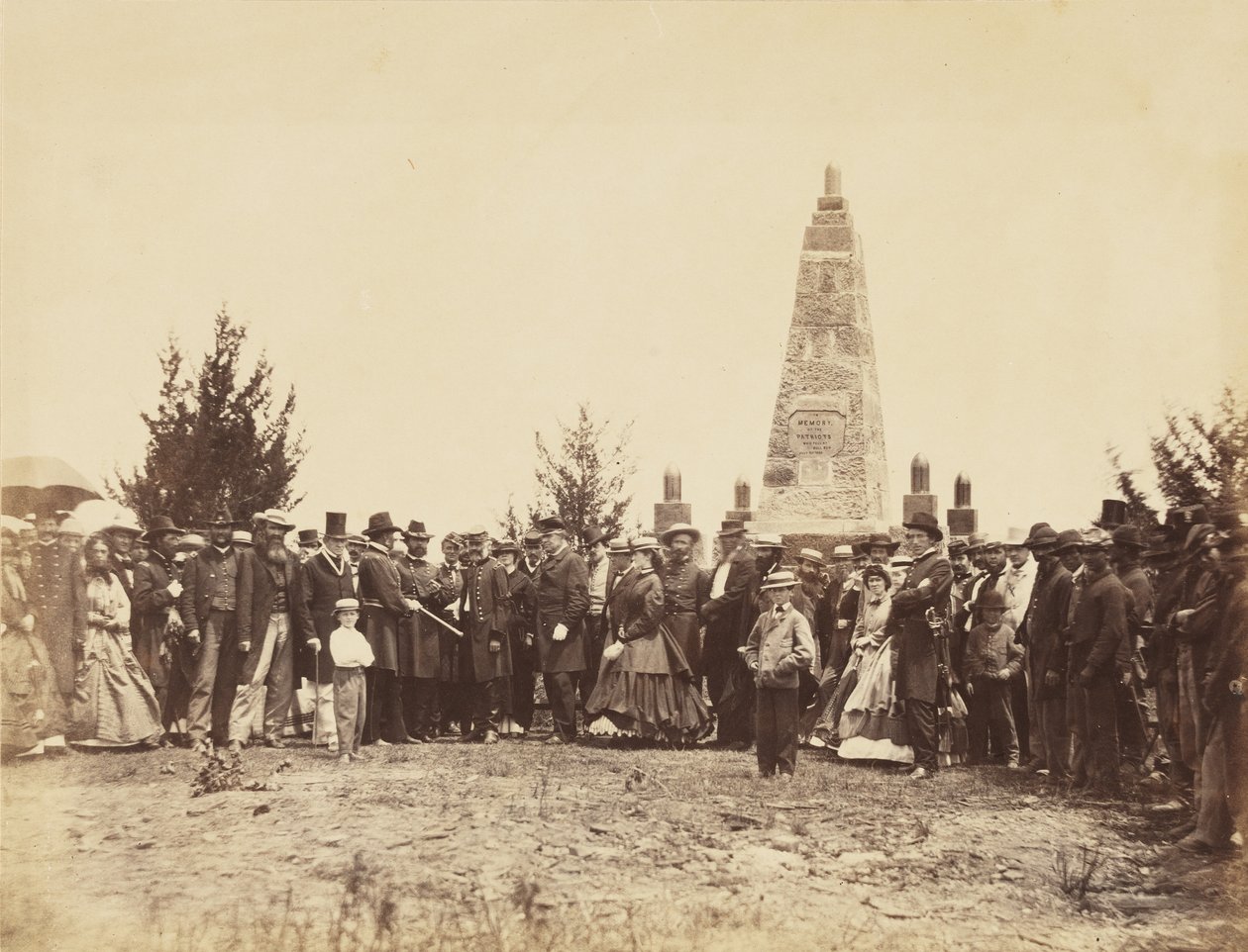 Dedication of Monument, on Bull Run Battlefield, June by William Morris Smith