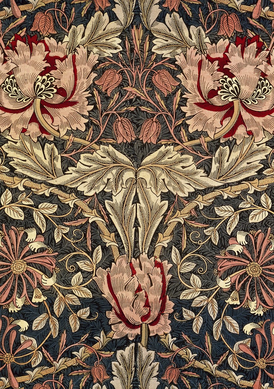 Decorative fabric, 1876-1890 by William Morris Tapestry Works