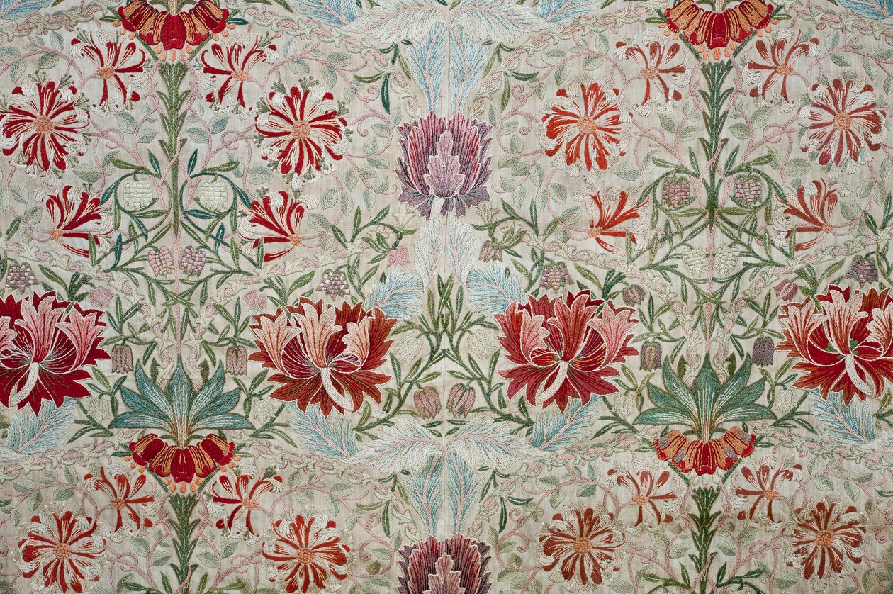 Decorative fabric, 1880 by William Morris Tapestry Works
