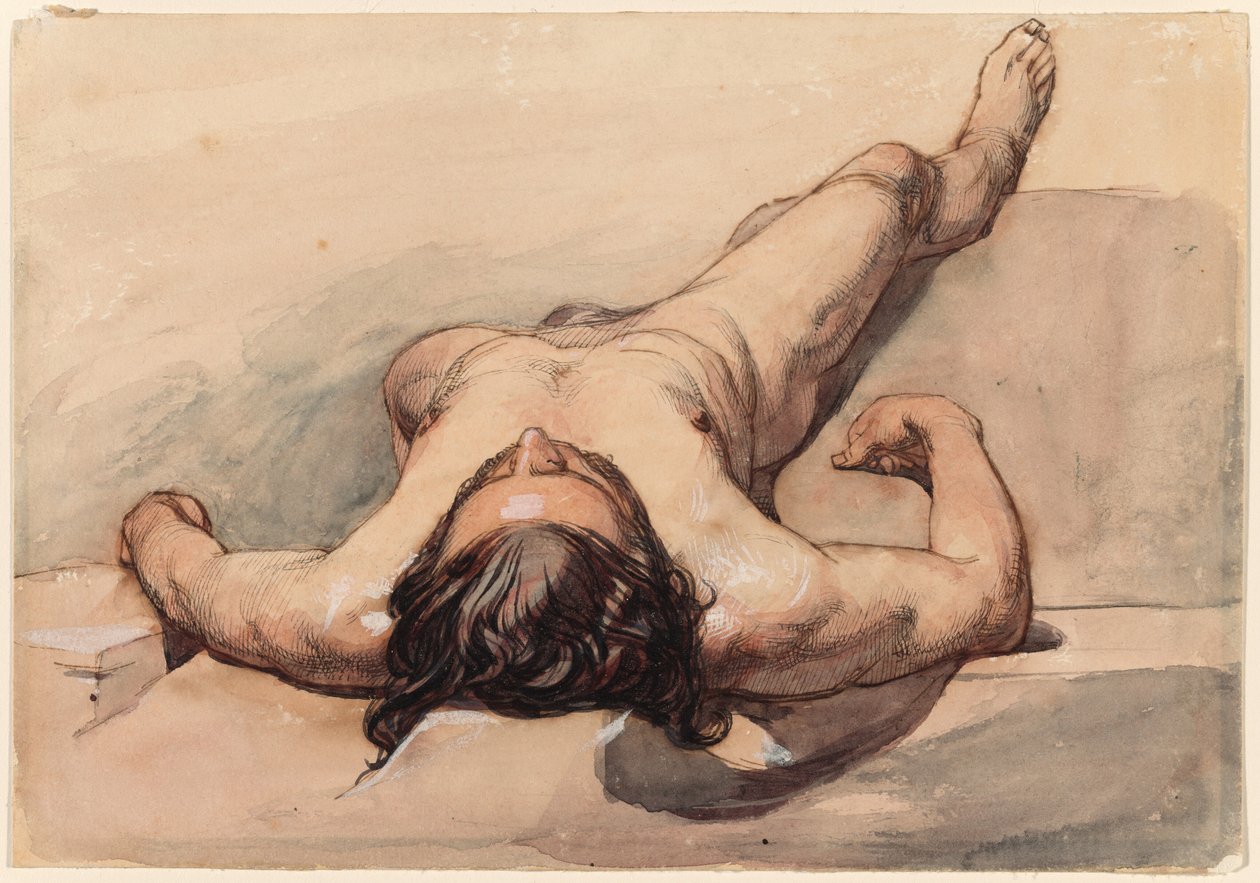 Study of a Male Nude by William Mulready