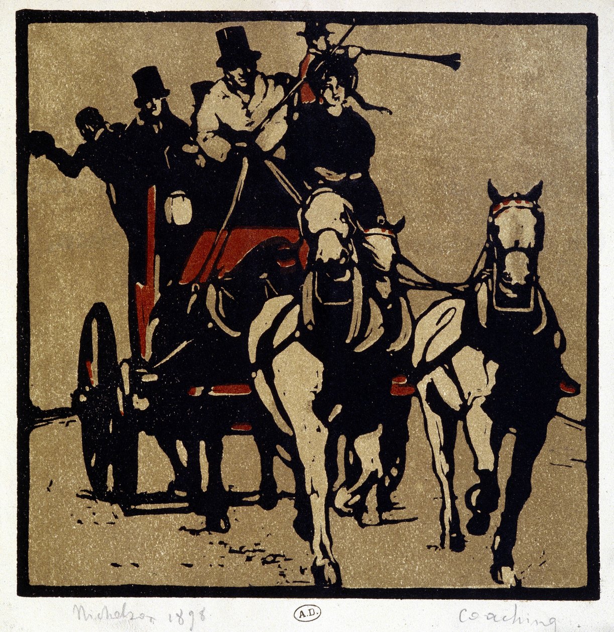 A Carriage or a Diligence: 