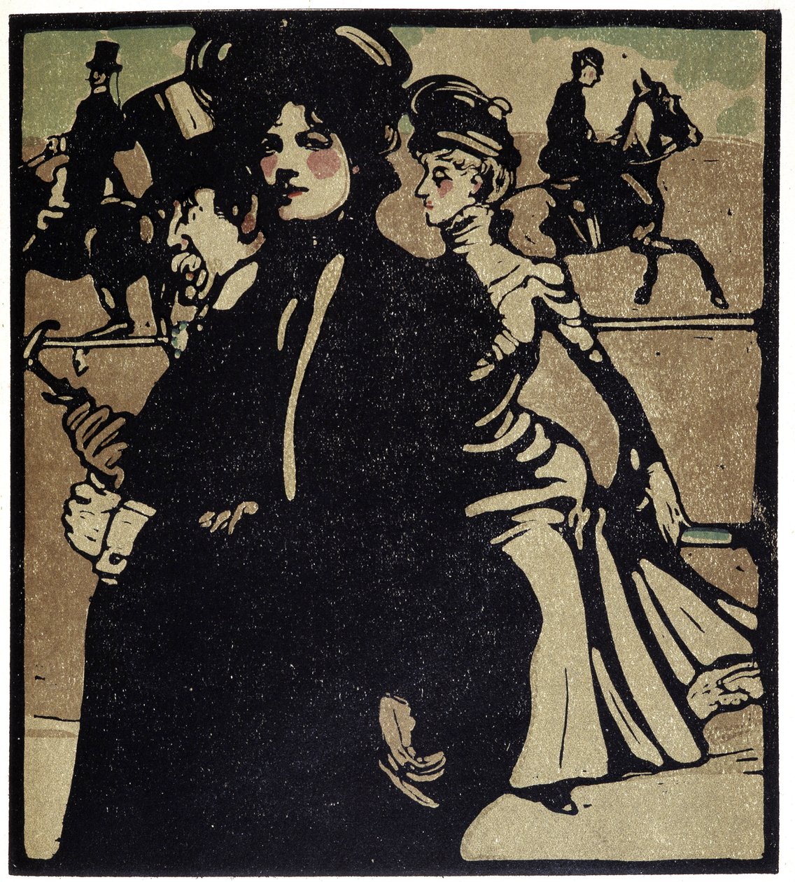 Aristocrats at the Races, London - in 
