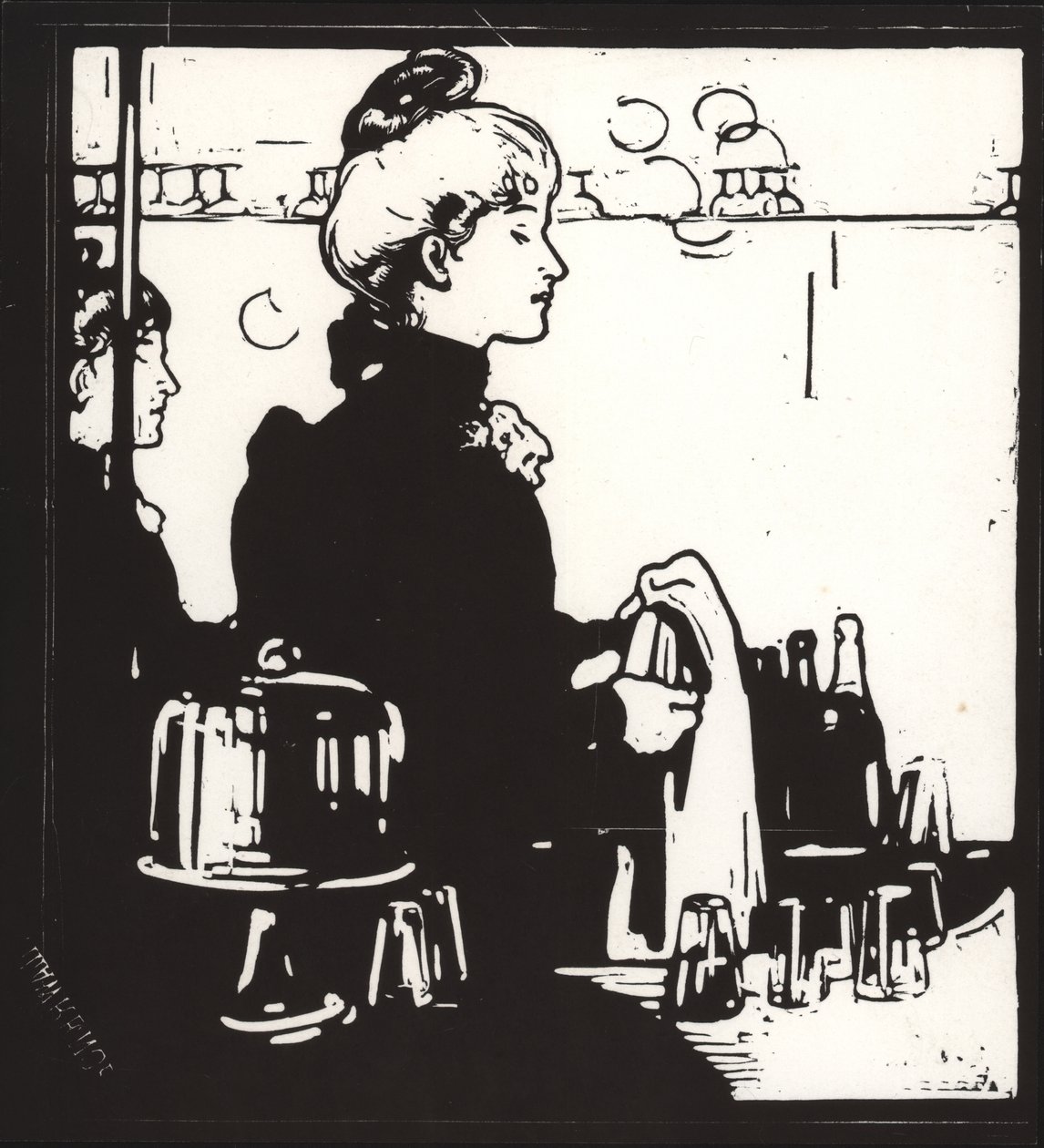 Barmaid (Any Bar) by William Nicholson