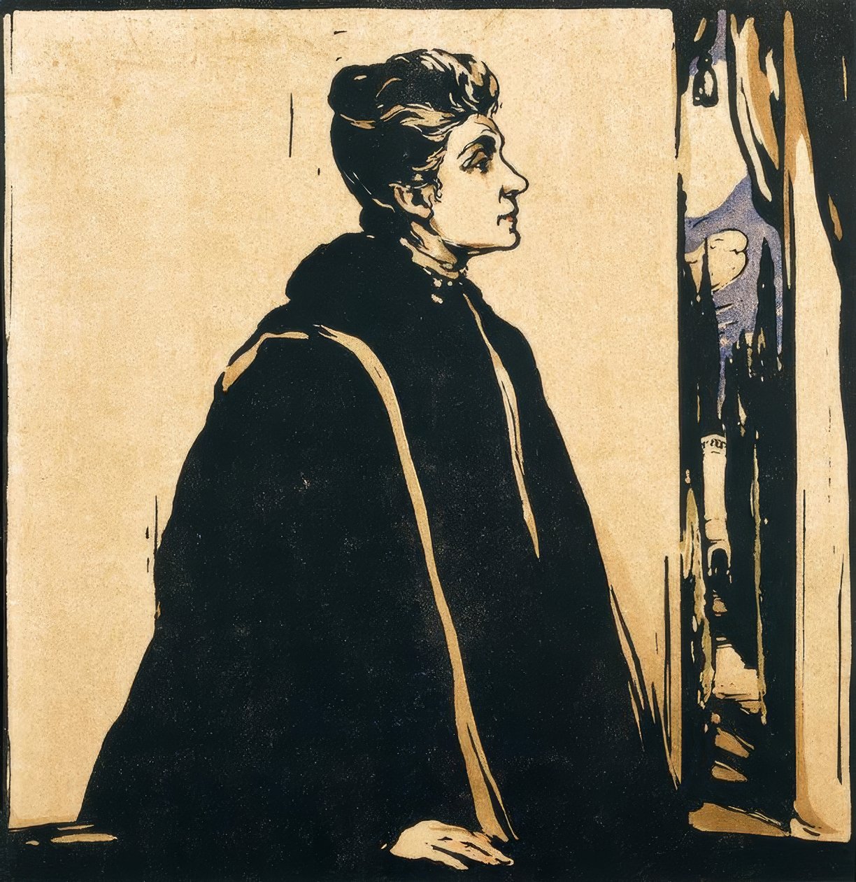 Portrait of Eleonora Duse by William Nicholson