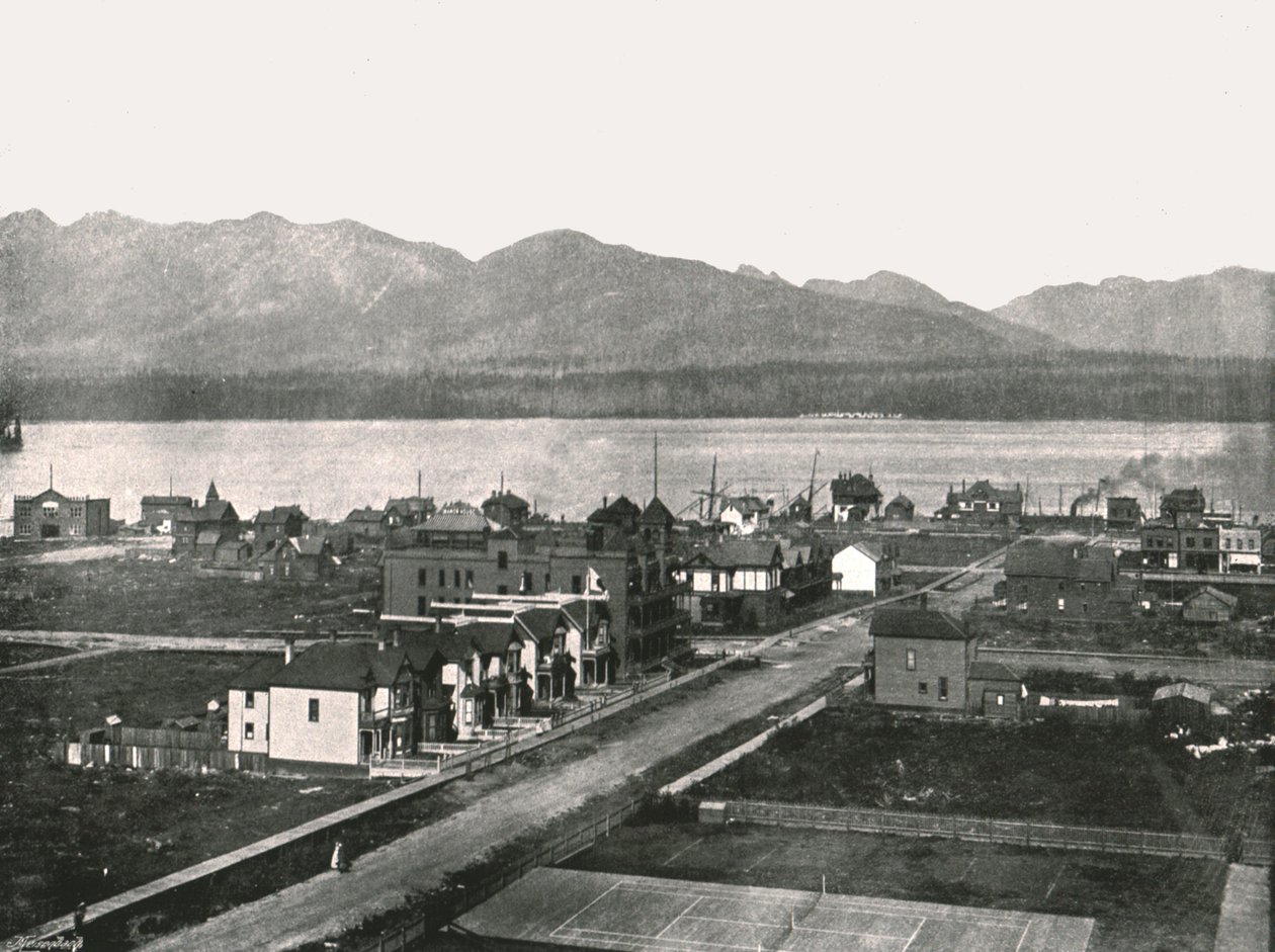 The Harbour, Vancouver, Canada by William Notman and Son