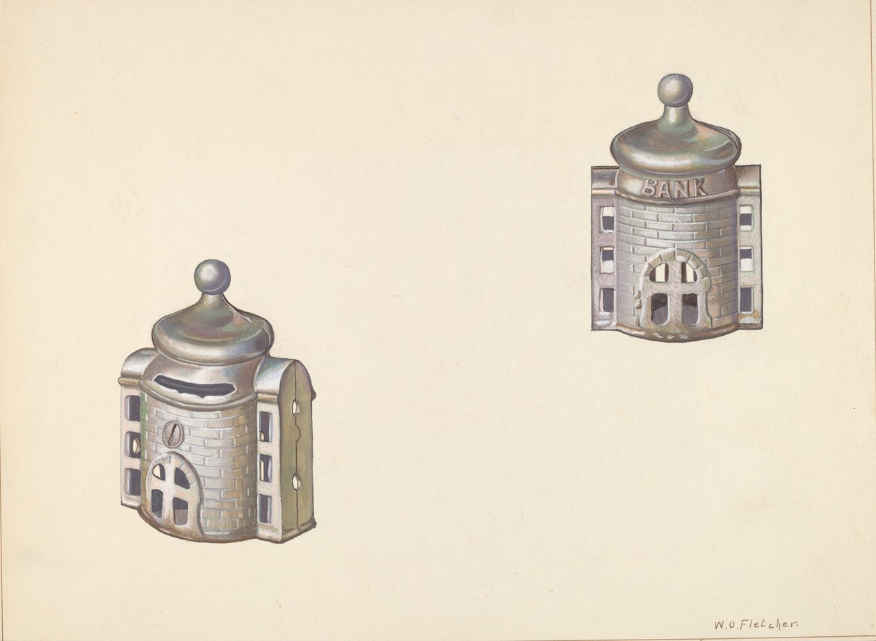 Byzantine Dome Coin Bank by William O. Fletcher