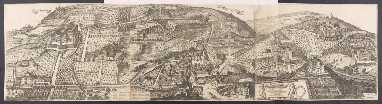 View of Datchet Bridge, the wooden bridge stretching across the River Thames beyond by William Oram