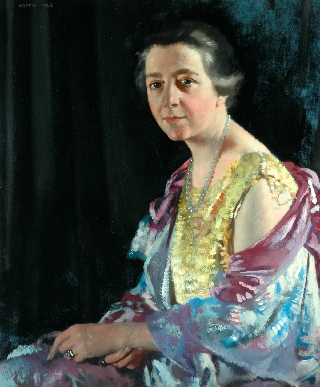 Mrs Thomas Howarth, 1926 by William Orpen