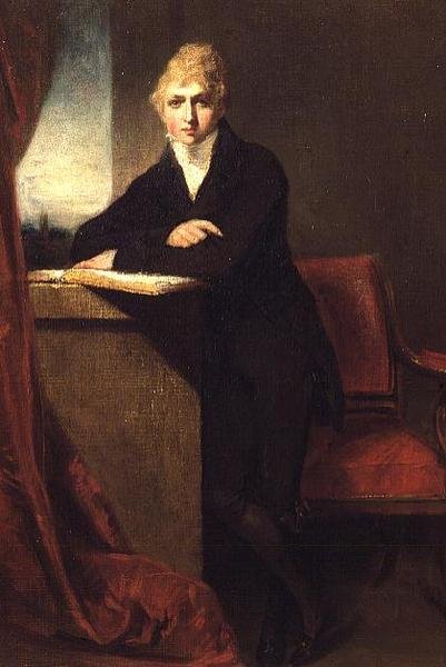 Portrait of Charles Townley (1784-1861) in an Interior by William Owen