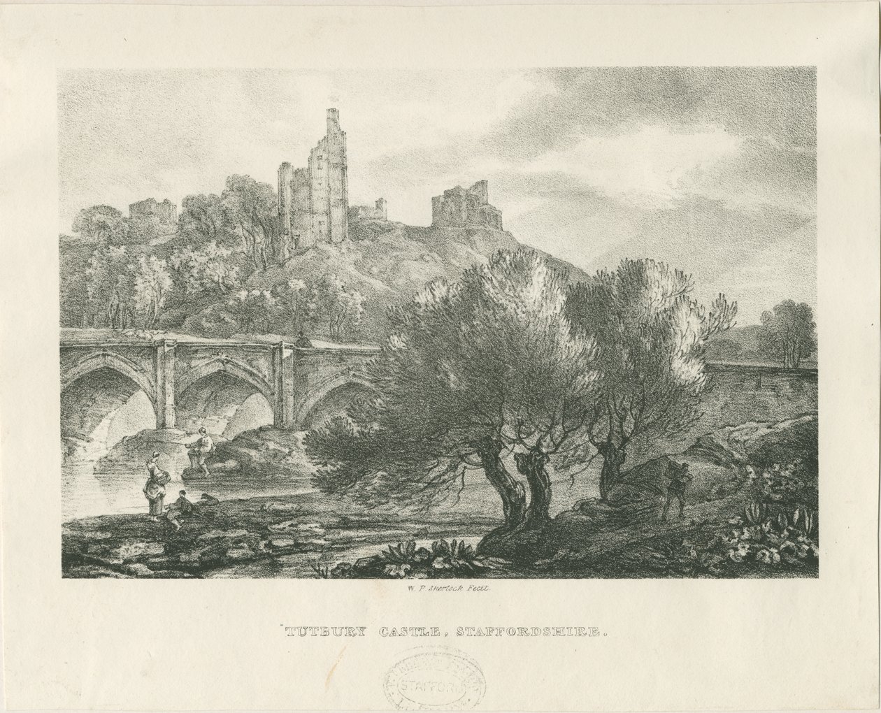 Tutbury Castle - South View by RC
