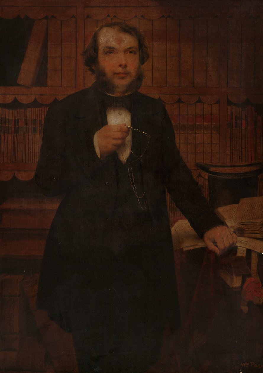 Henry Stevens (1819-1886), B.A. 1843, M.A. 1846 by William Page
