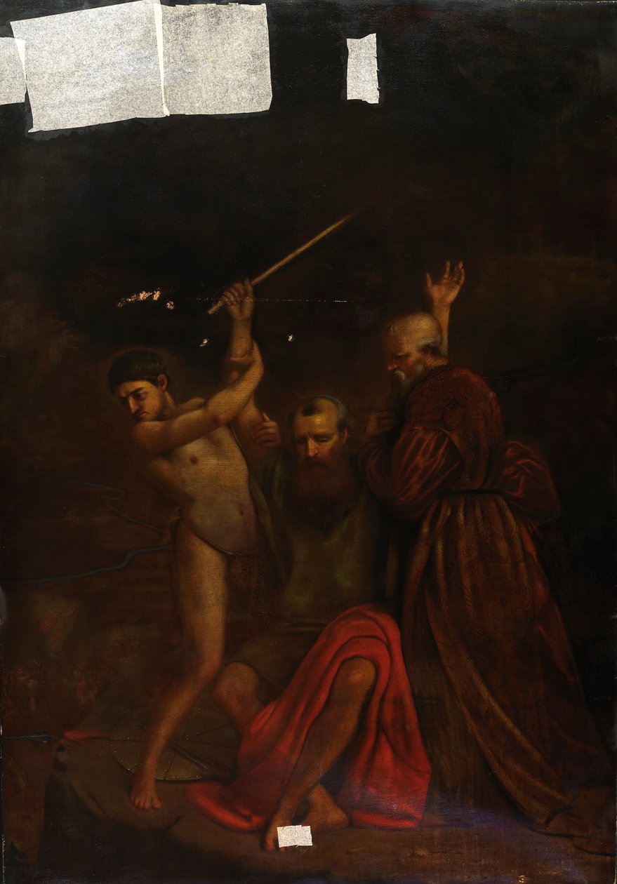 Moses, Aaron and Hur on Mount Horeb by William Page