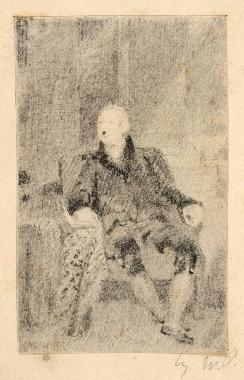 Seated Man in Eighteenth Century Dress by William Page