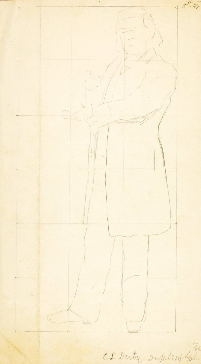 Standing Man, Gesturing by William Page