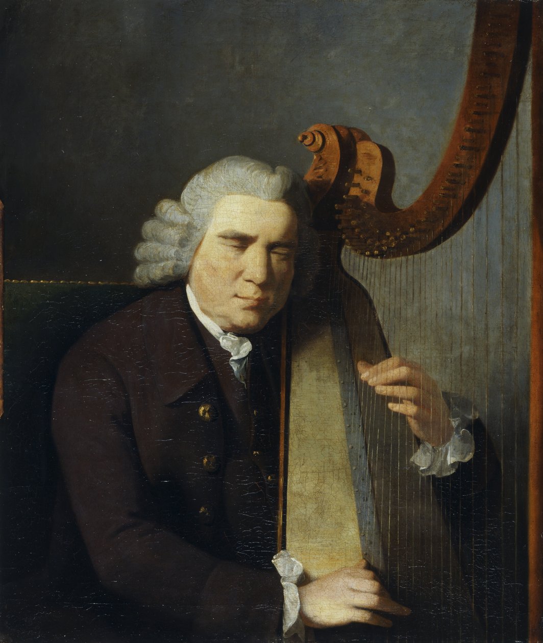 The Blind Harpist, John Parry by William Parry
