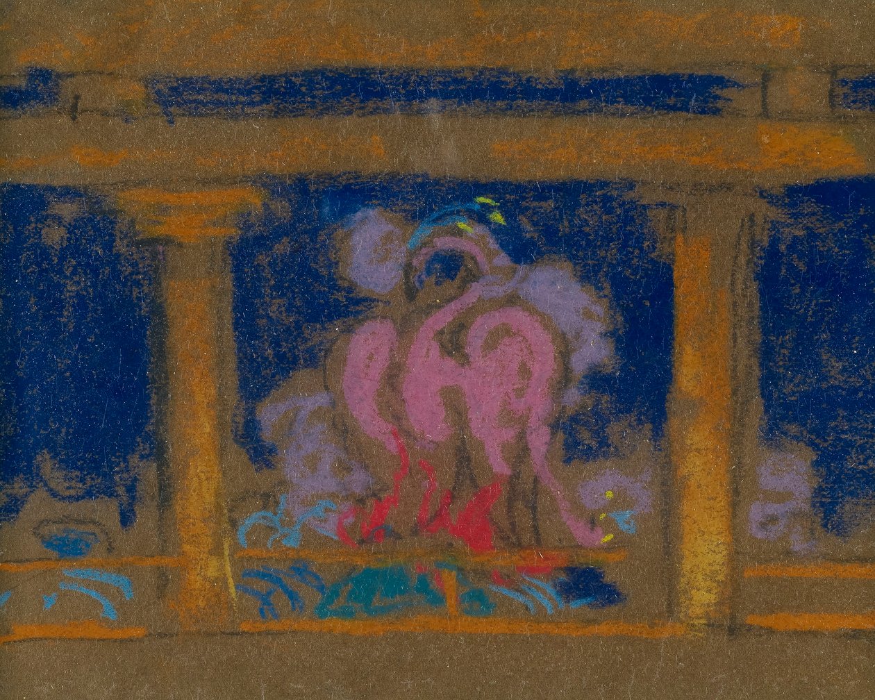 Study for Scene in the Daughter of Heaven, Santa Fe, 1915 by William Penhallow Henderson