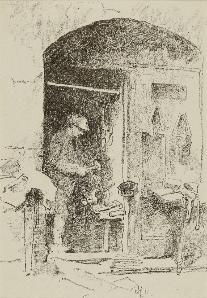 The Iron Worker by William Penhallow Henderson