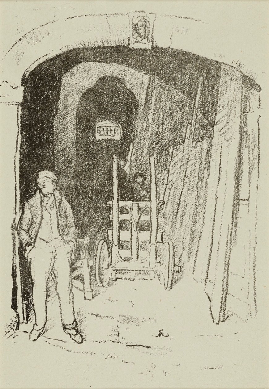 The Wood Sawyer by William Penhallow Henderson