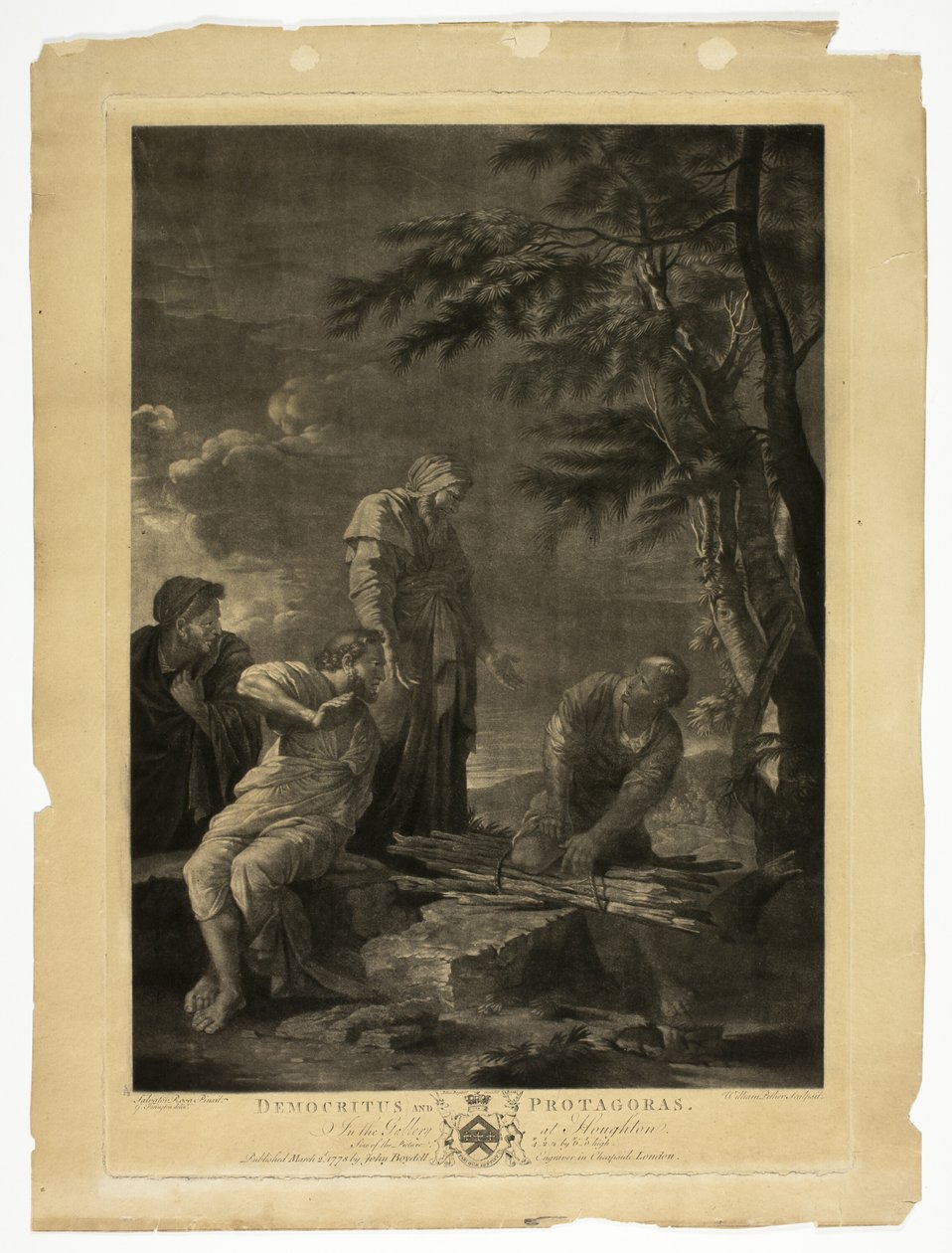 Democritus and Protagoras by William Pether