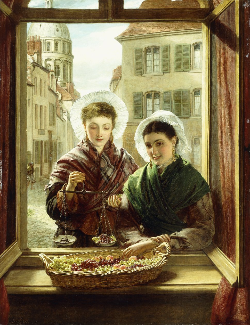 At My Window, Boulogne by William Powell Frith