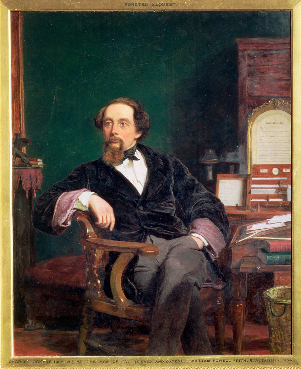Charles Dickens, English novelist by William Powell Frith