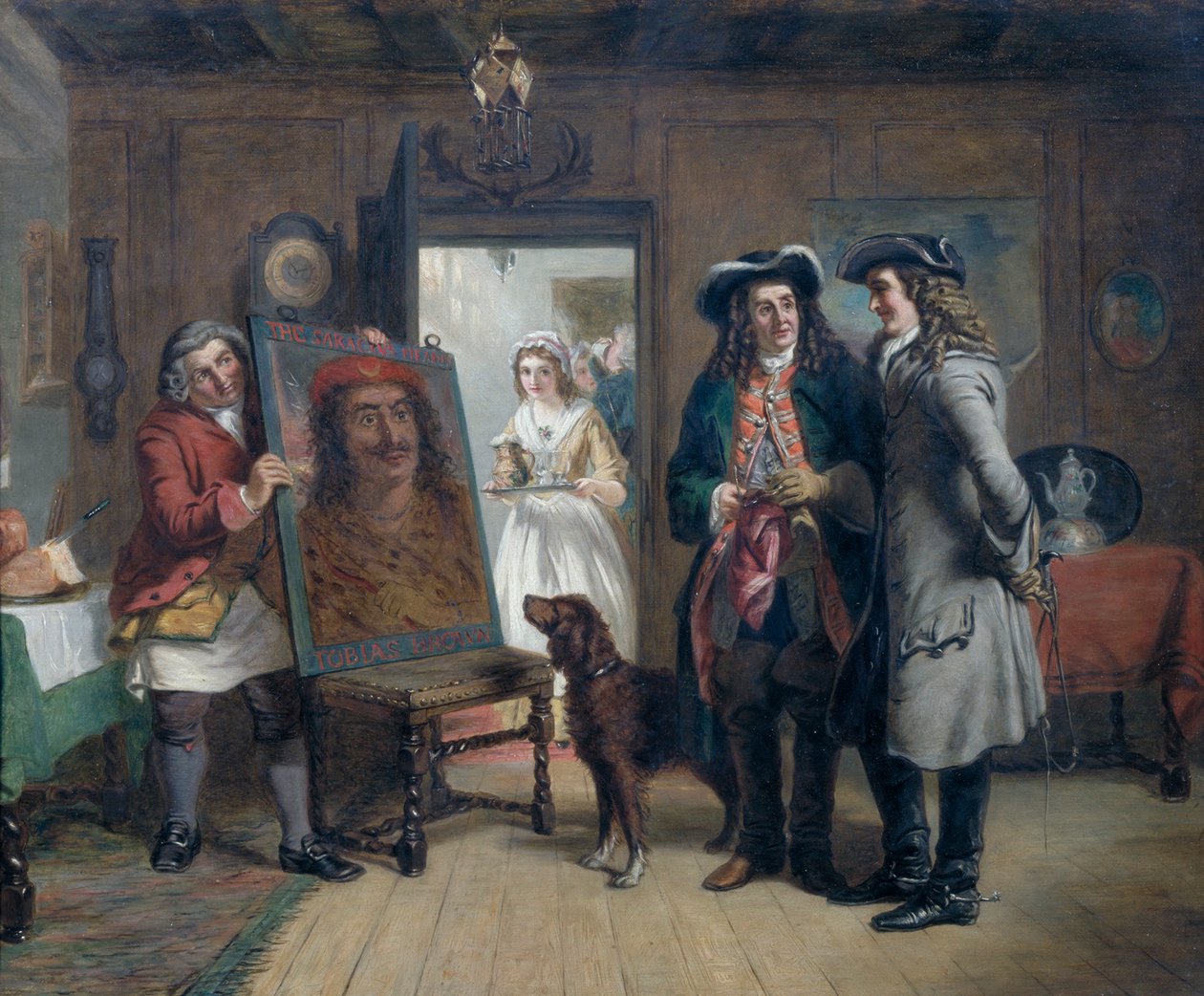 Sir Roger de Coverley and Addison with 