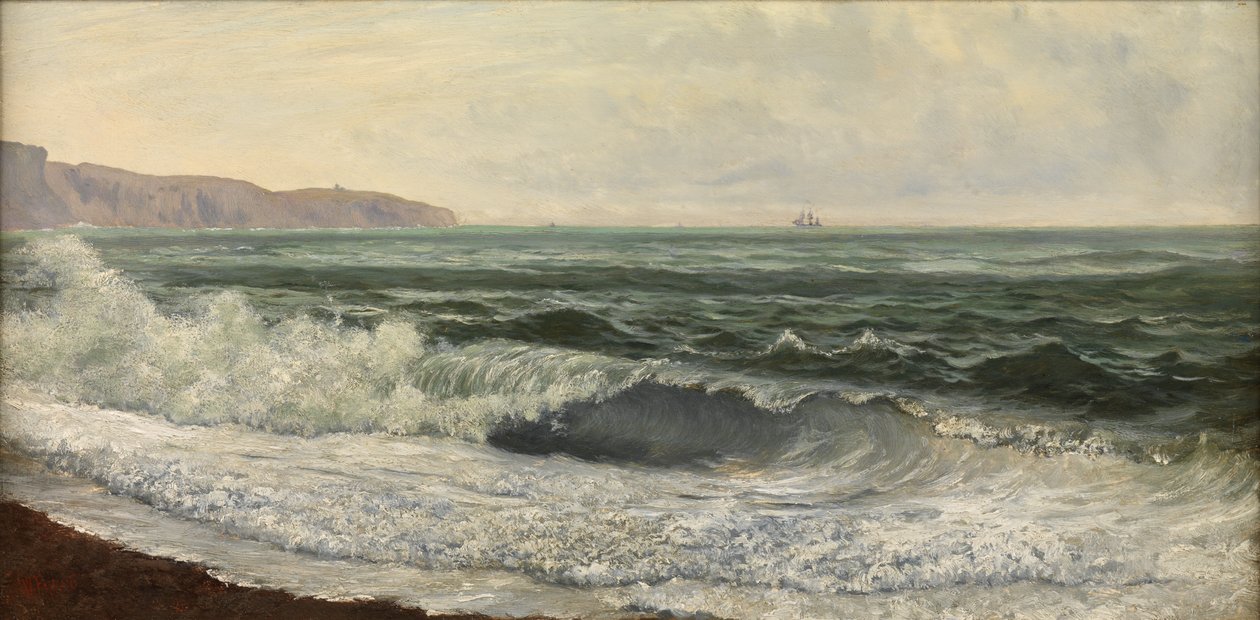 Rough Weather, West Bay, Dorset by William Pye