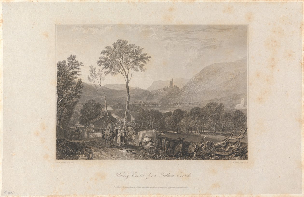 Hornby Castle from Tatham Church by William Radclyffe