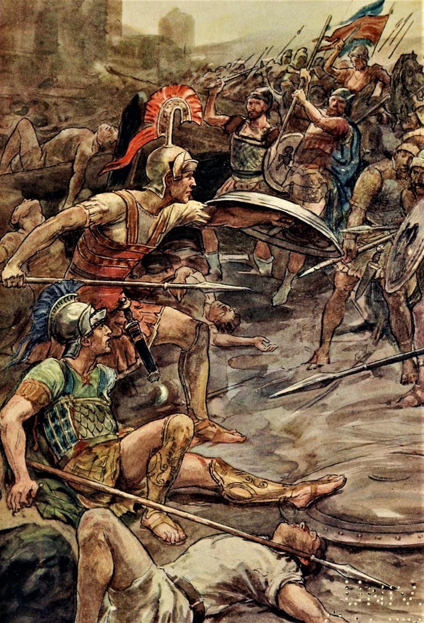 Epaminondas Defending Pelopidas by William Rainey