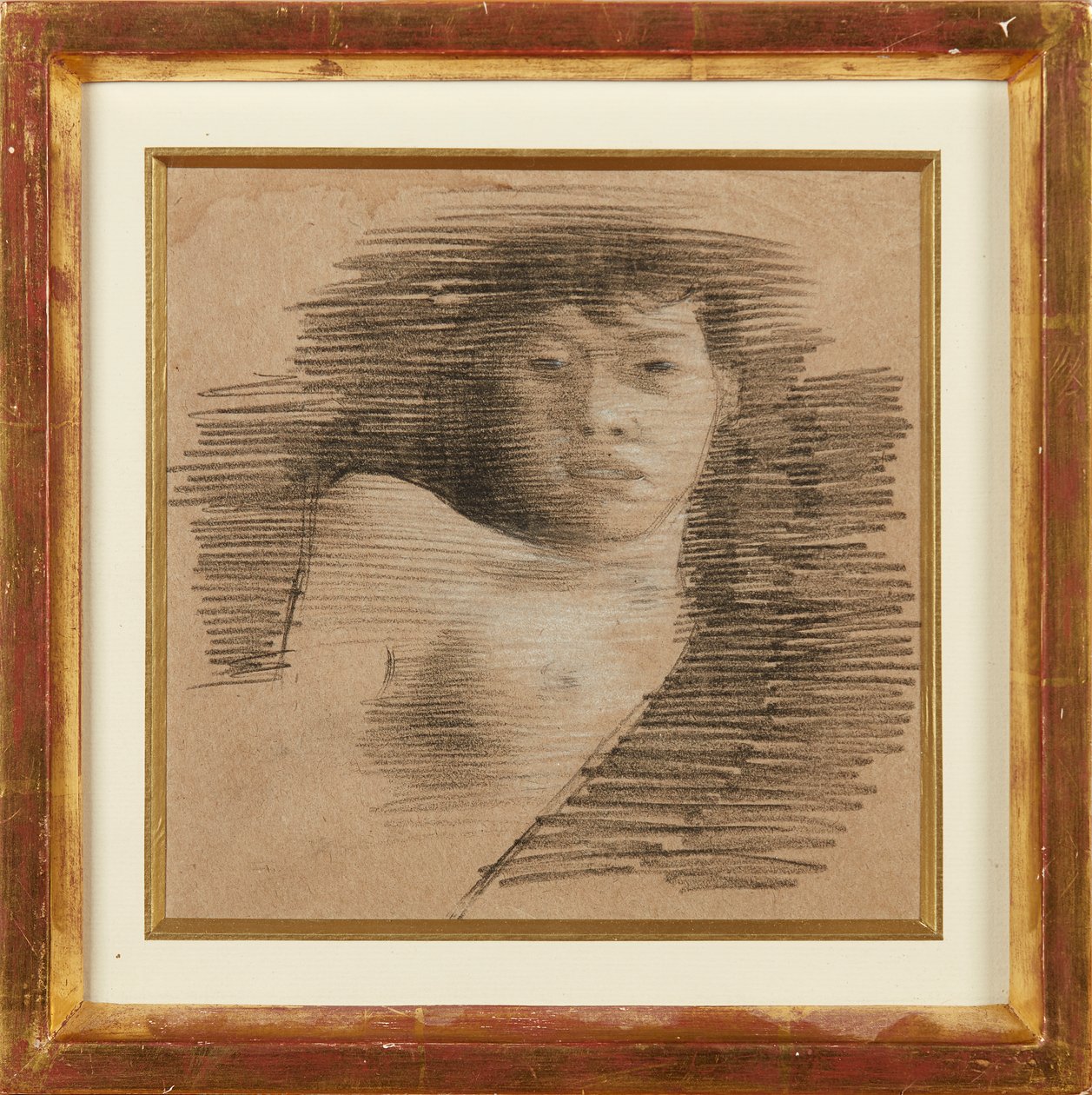 Girl in Paris by William Rothenstein