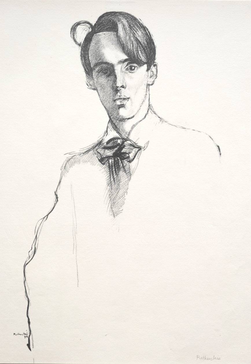 William Butler Yeats by William Rothenstein
